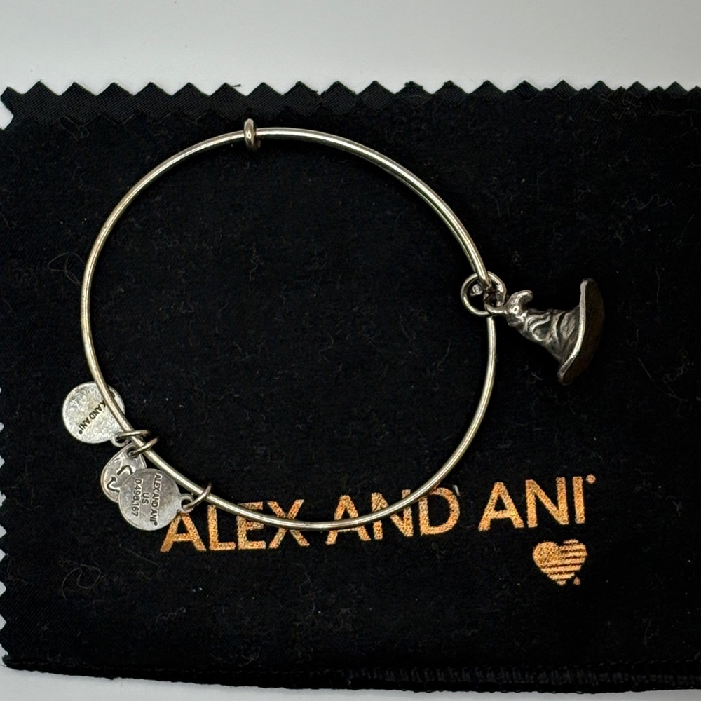 Alex and Ani Harry Potter Sorting Hat Silver Bangle